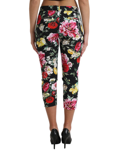 Pantalones cortos elegantes de cintura media con estampado floral