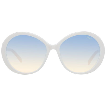 Weiße Damen Sonnenbrille