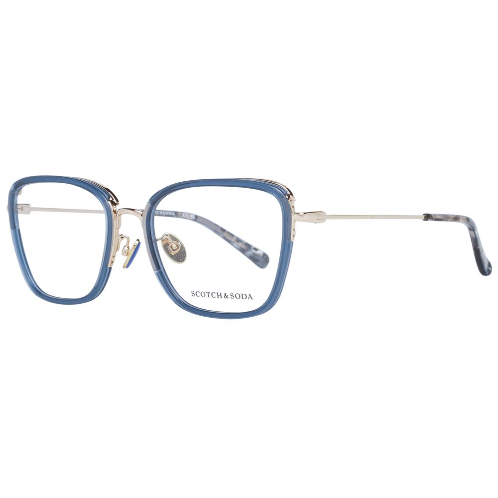 Blue Metal & Plastic Glasses (Frames)