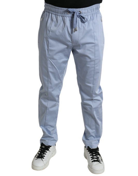 Elegante hellblaue Jogginghose für Herren