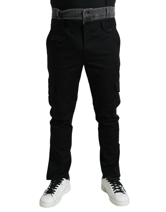 Elegante Skinny-Jogginghose aus Baumwollstretch