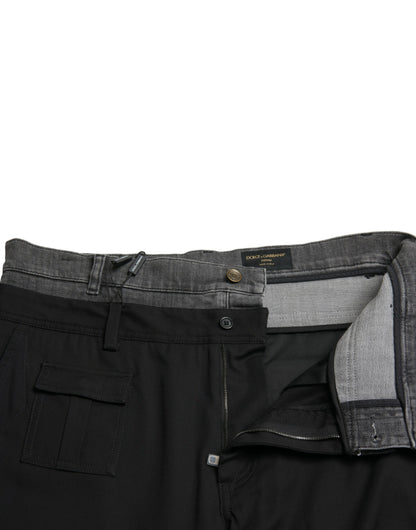 Elegante Skinny-Jogginghose aus Baumwollstretch