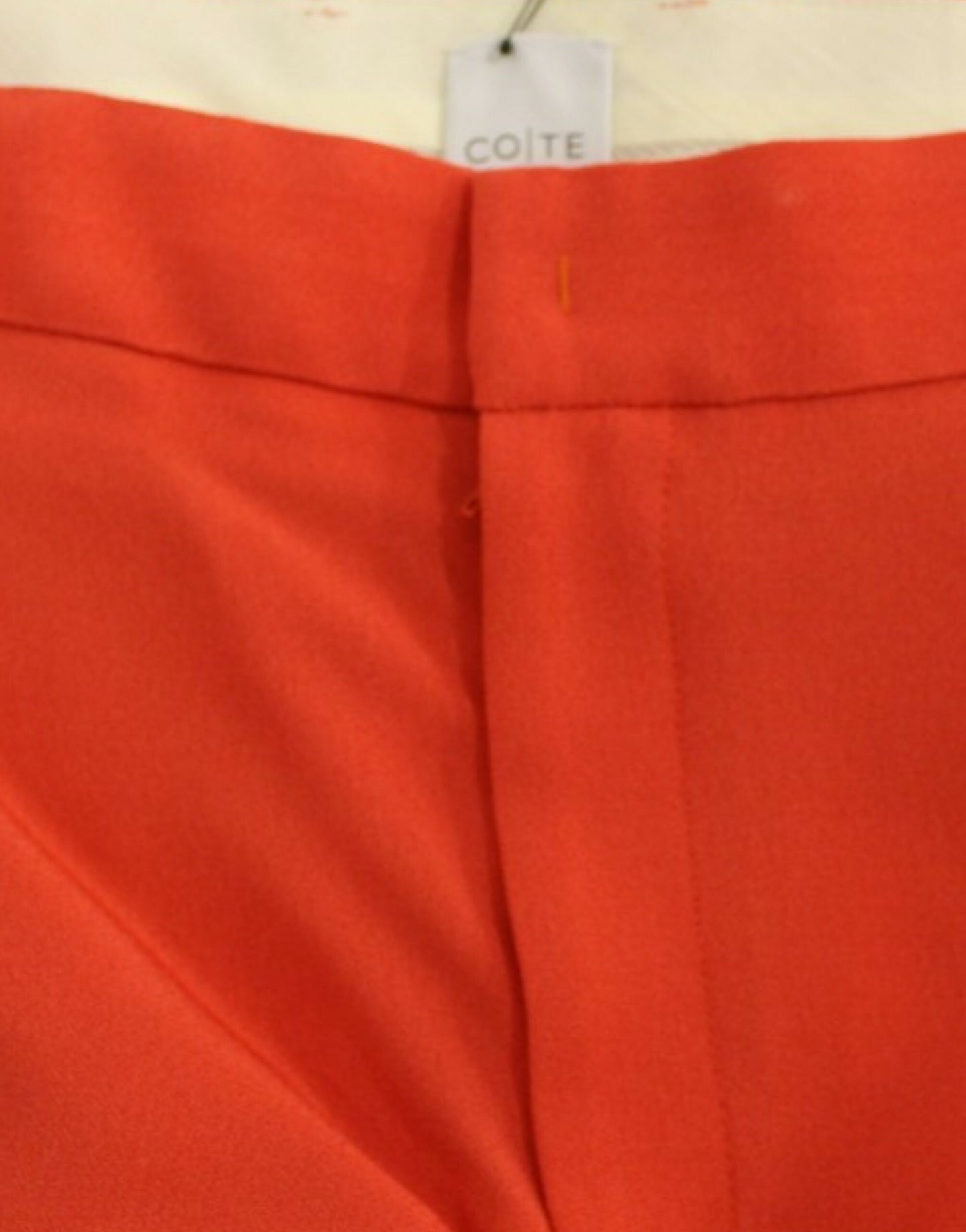 Pantalones boyfriend elegantes de color naranja - Elaborados en Italia