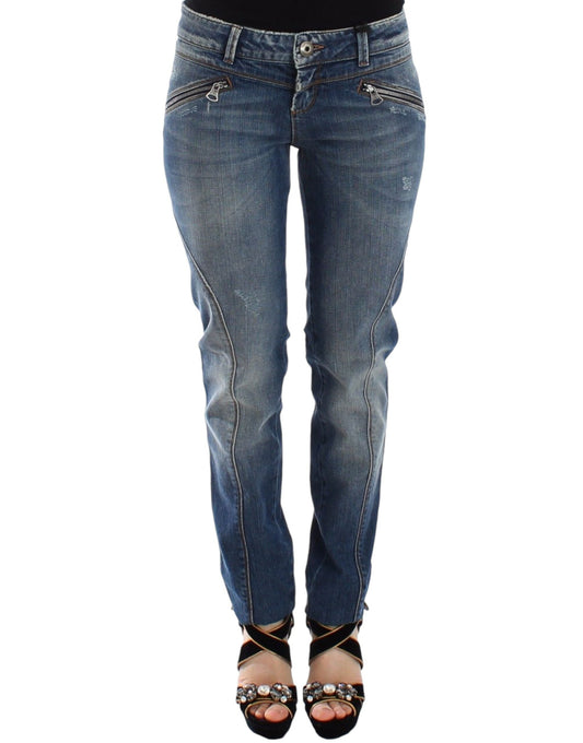 Schicke Slim-Fit-Jeans in Blau