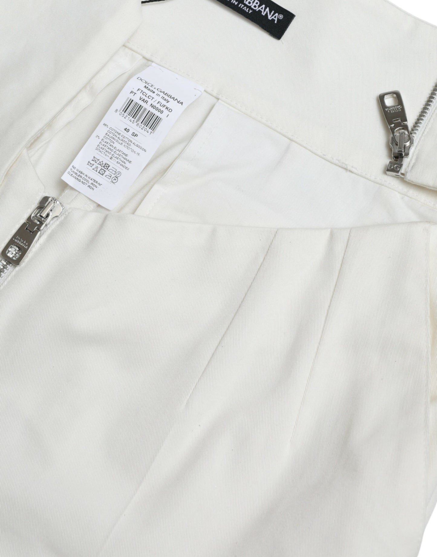 Pantalones elegantes de talle alto y cónicos