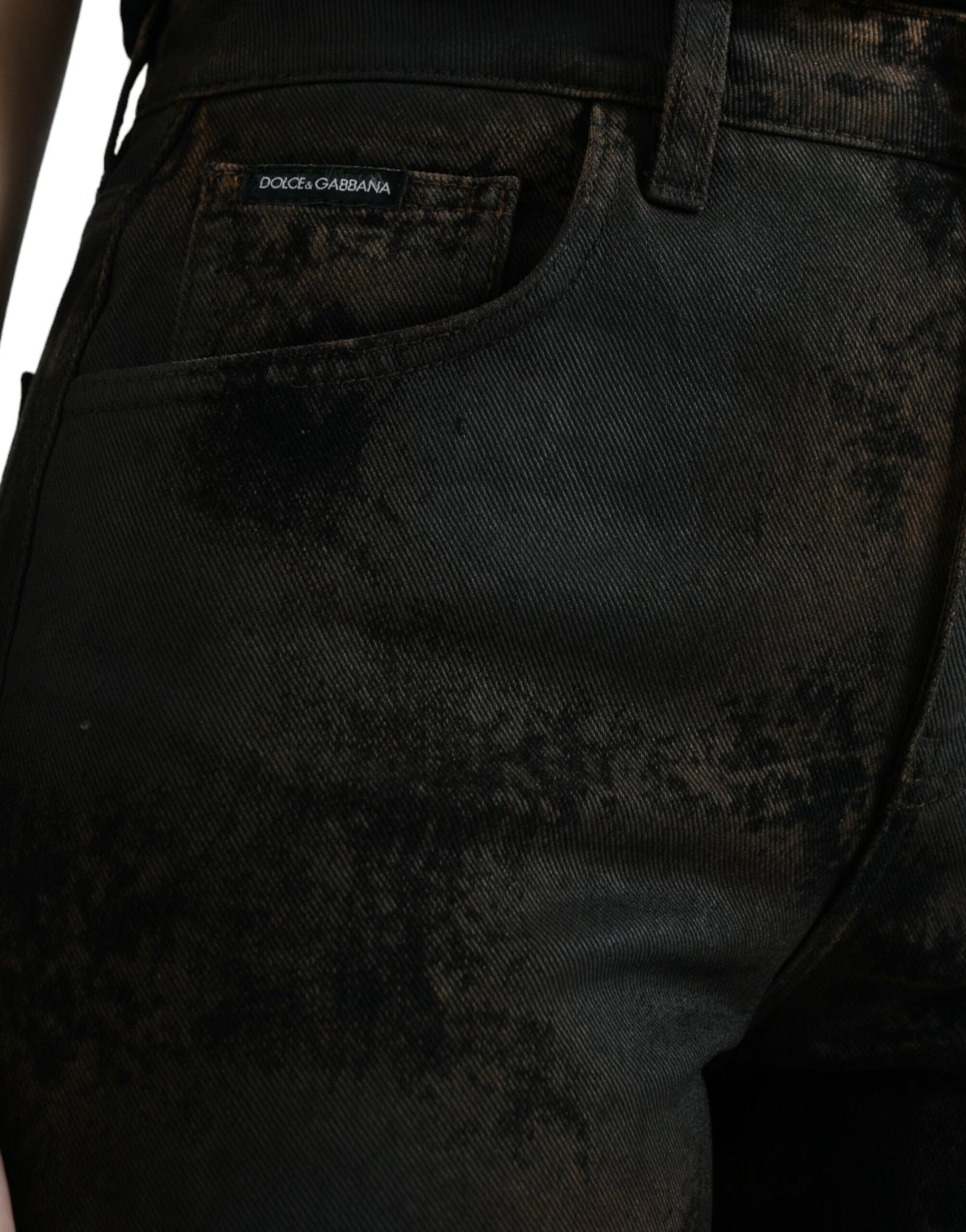 Schicke Boyfriend-Stretch-Jeans mit mittlerer Taille