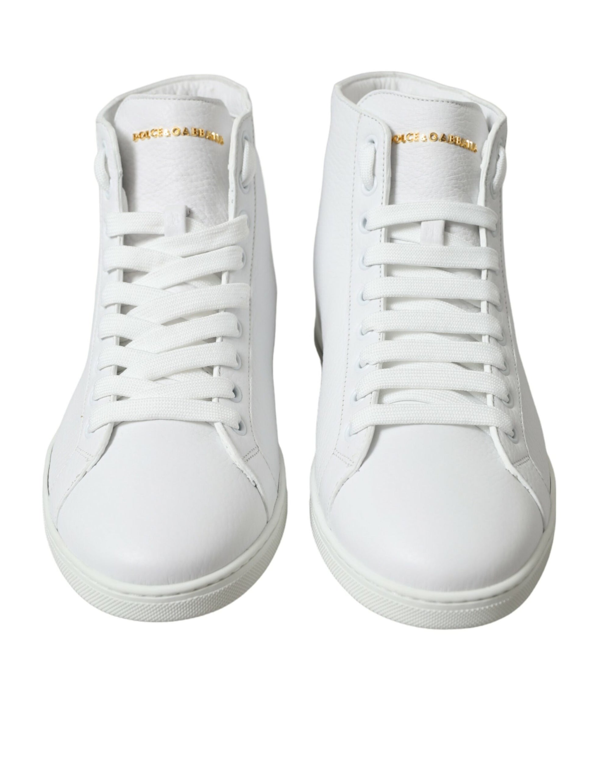 Elegante weiße High Top Sneakers aus Leder