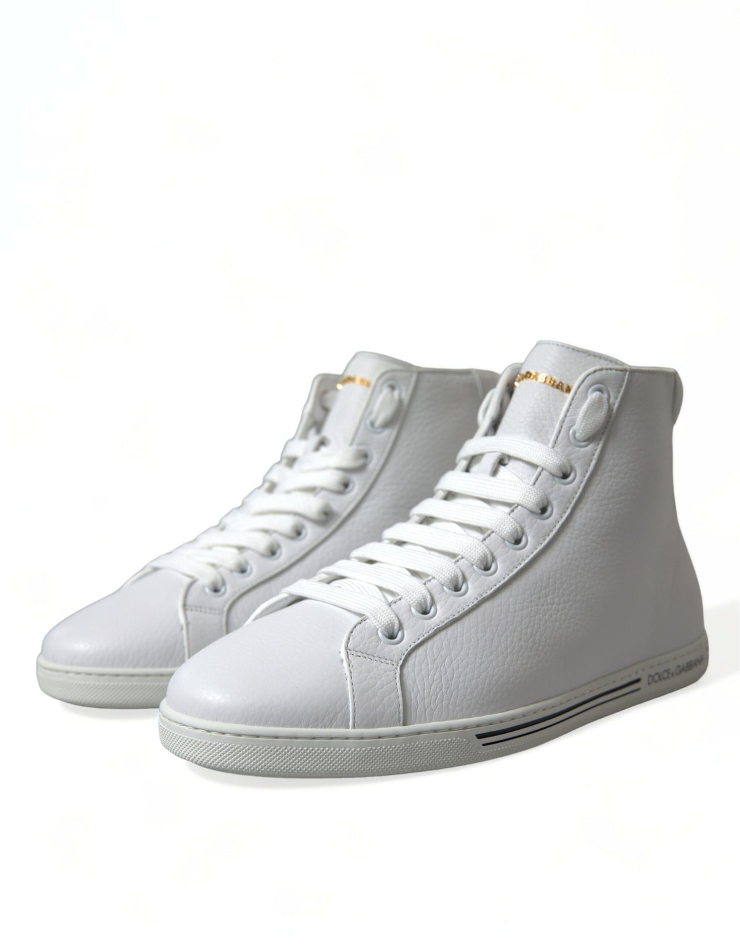 Elegante weiße High Top Sneakers aus Leder