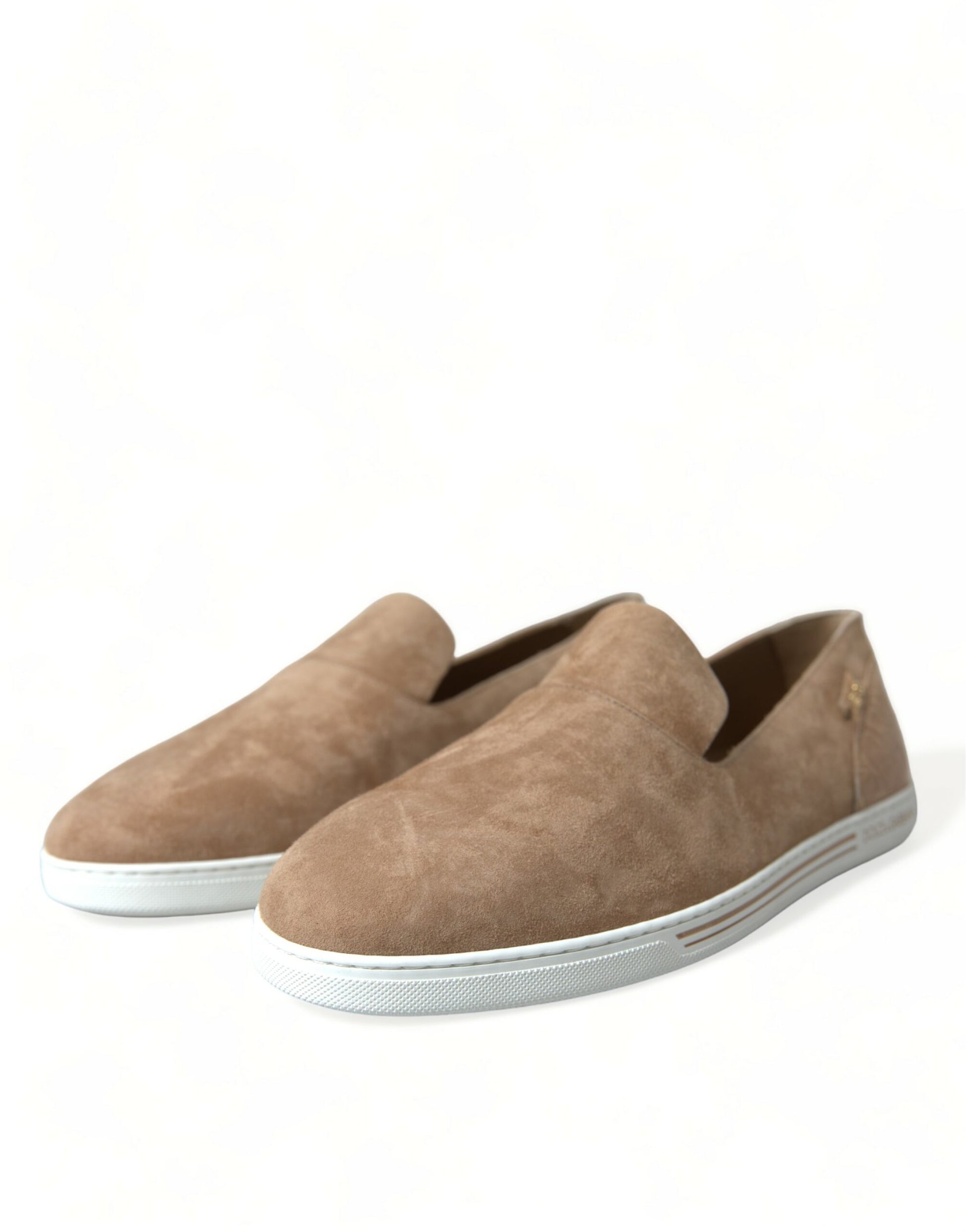 Elegante beige Leder-Loafer