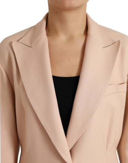 Eleganter einreihiger Trenchcoat in Beige