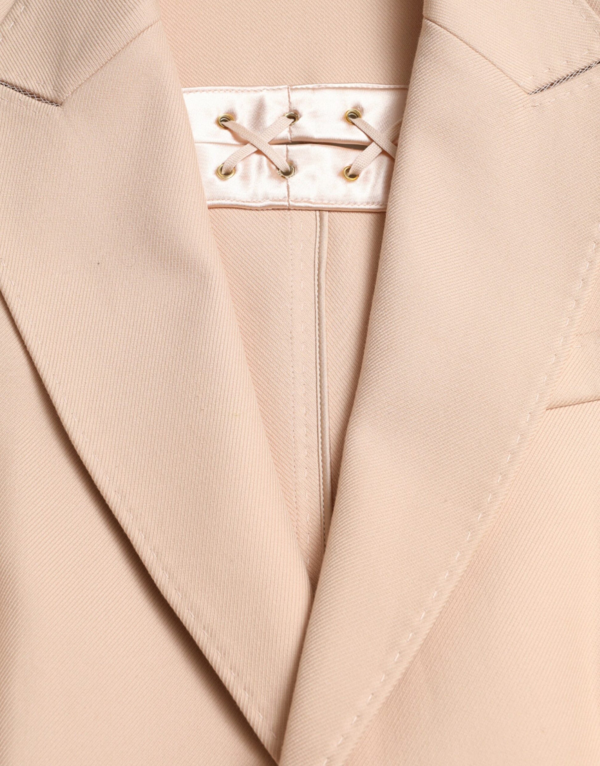 Eleganter einreihiger Trenchcoat in Beige