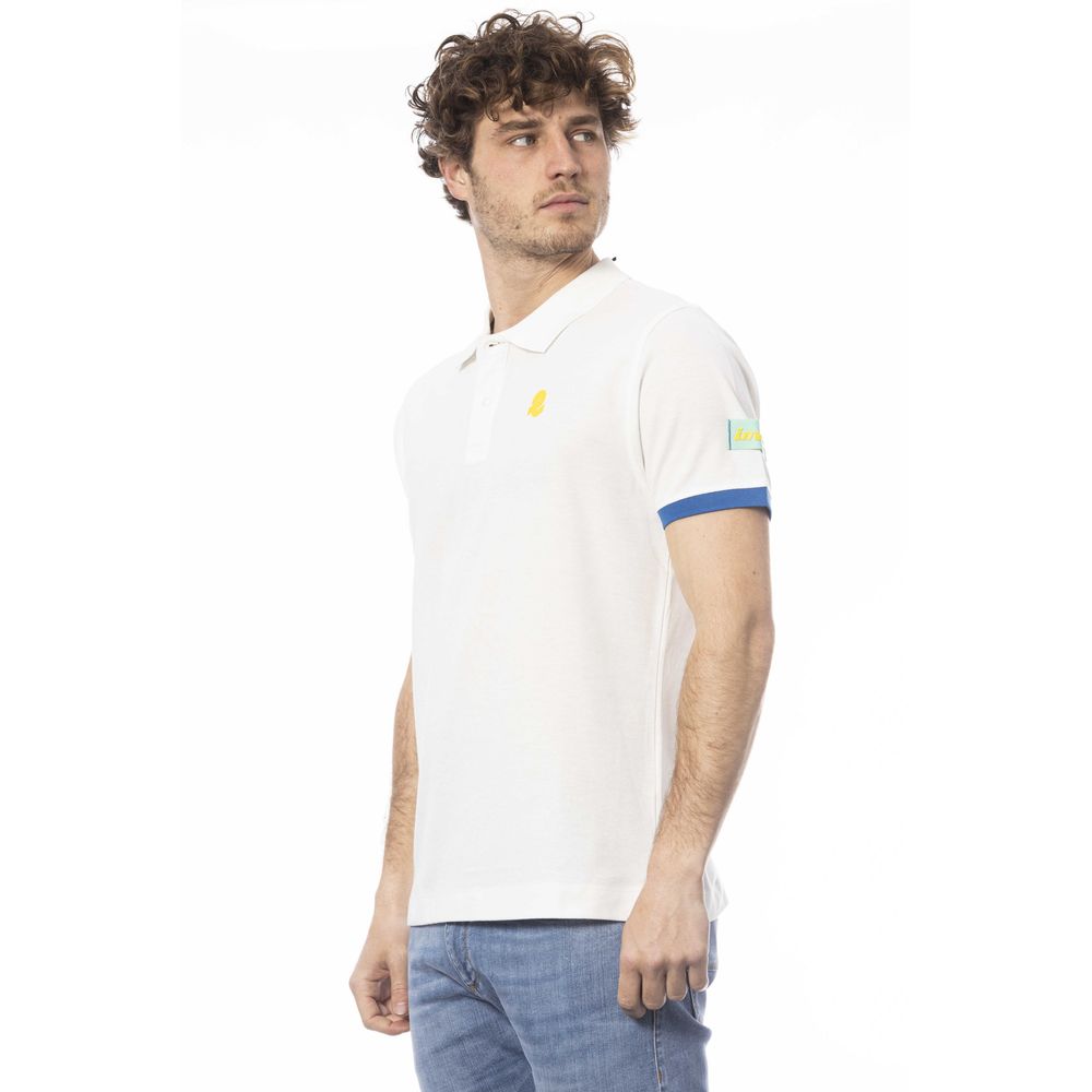 Weißes Poloshirt aus Baumwolle für Herren