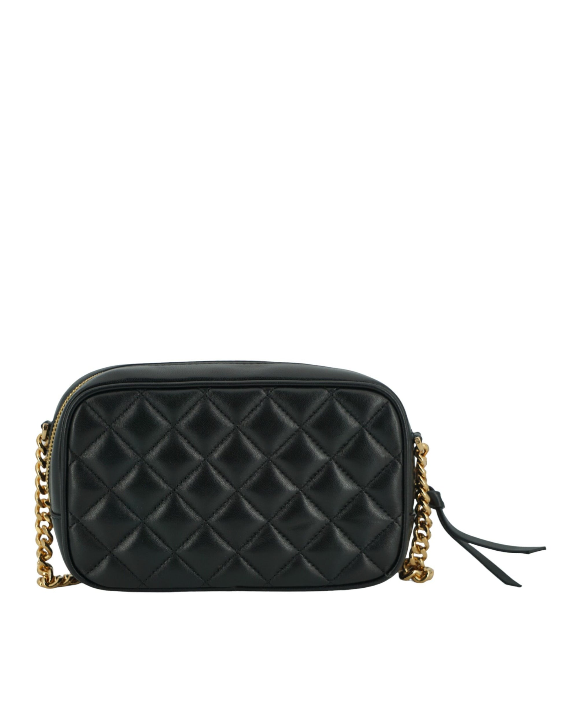 Elegant Small Black Leather Crossbody Bag