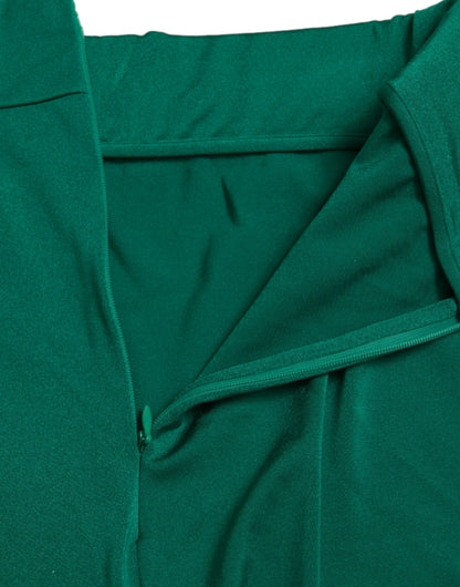 Grüne Designer-Leggings mit hoher Taille