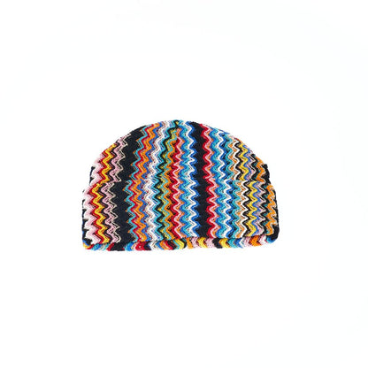 Multicolor Wool Women Hat