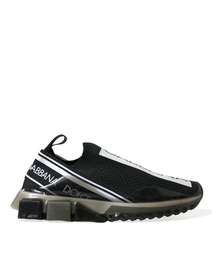 Elegantes zapatillas Sorrento en blanco y negro