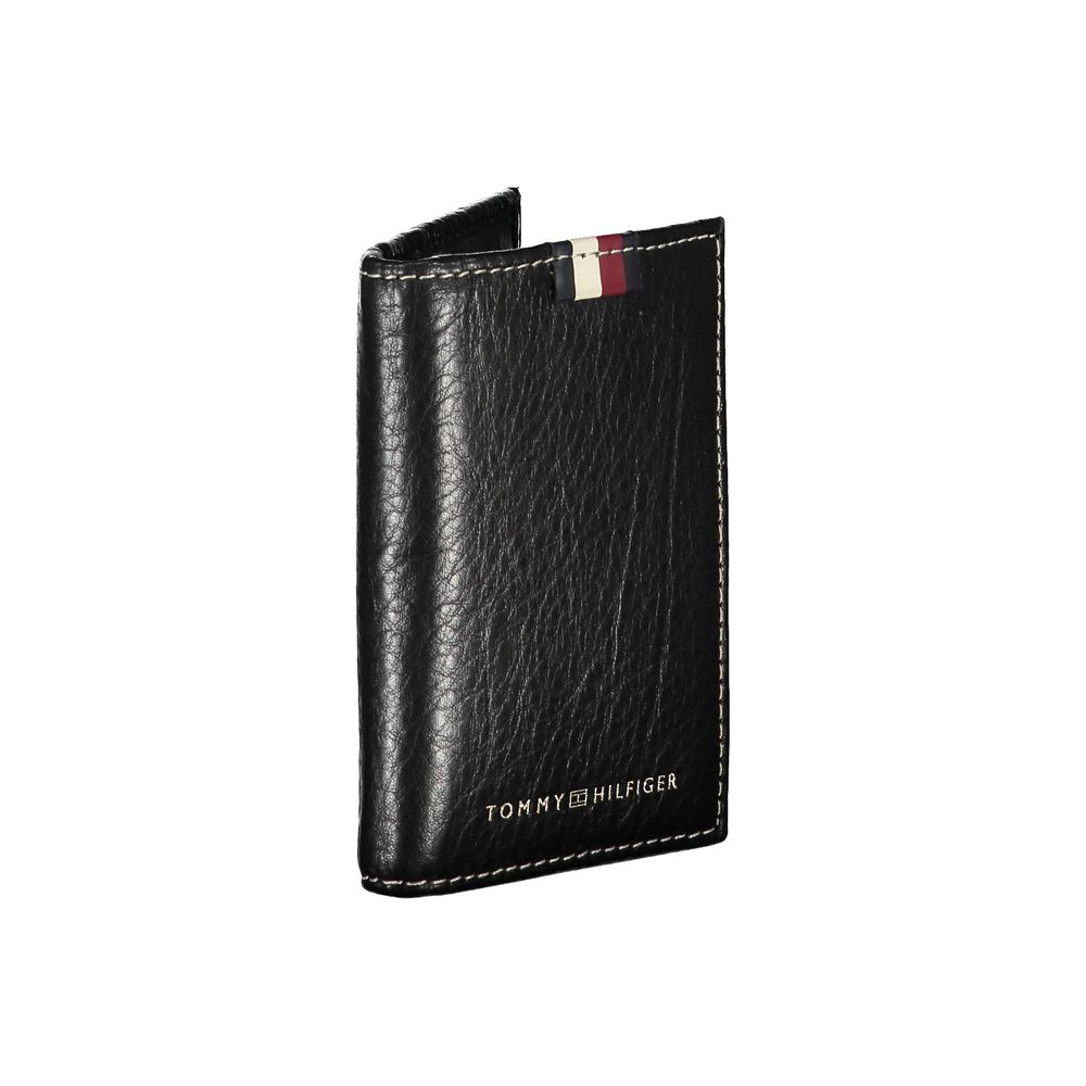 Black Leather Men Cardholder