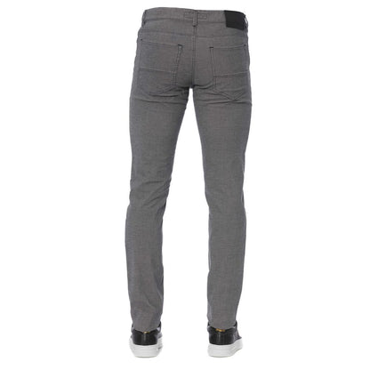 Pantalones de algodón gris para hombre