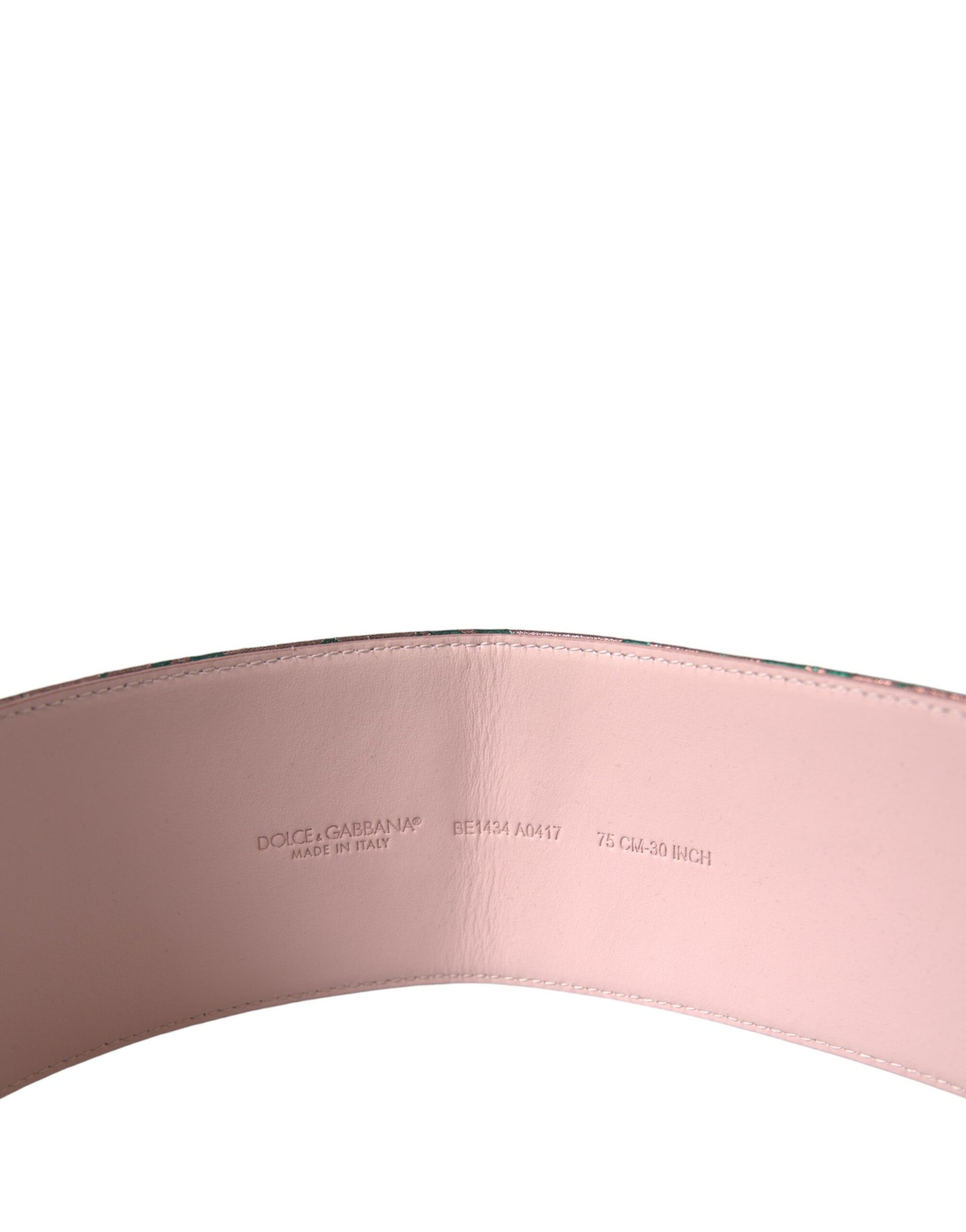 Multicolor High-Waist Statement Belt