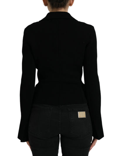 Eleganter schwarzer Designer-Blazer für Damen