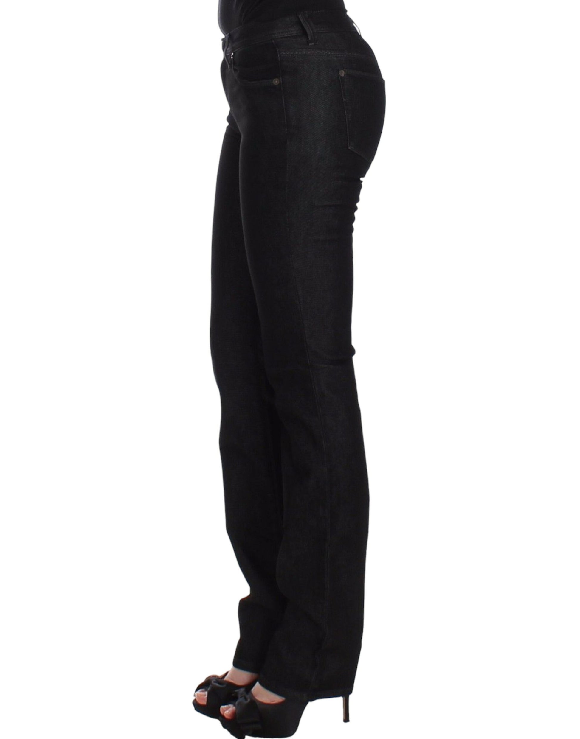 Schicke schwarze Slim Skinny Jeans