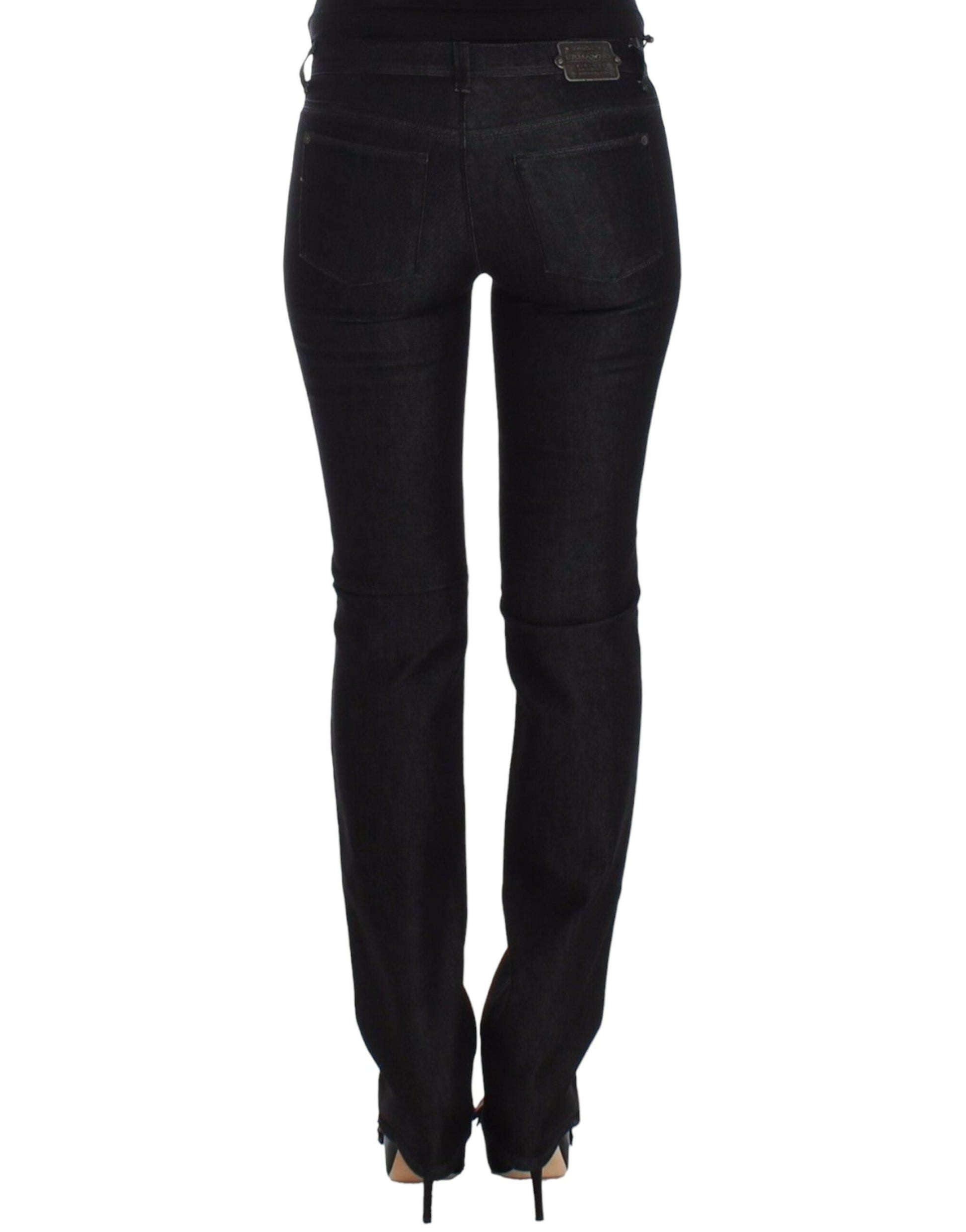 Schicke schwarze Slim Skinny Jeans