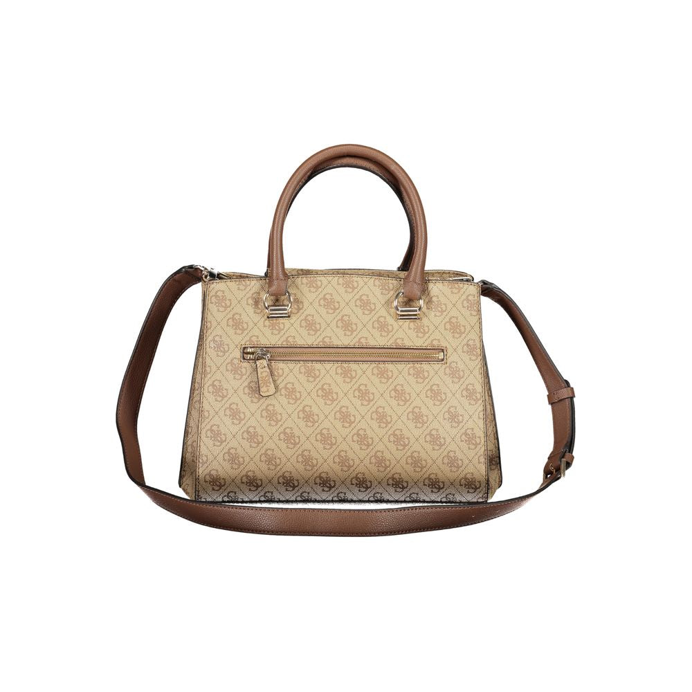 Beige Polyethylene Handbag