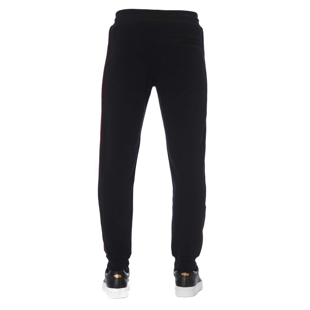 Pantalón deportivo de algodón negro para hombre