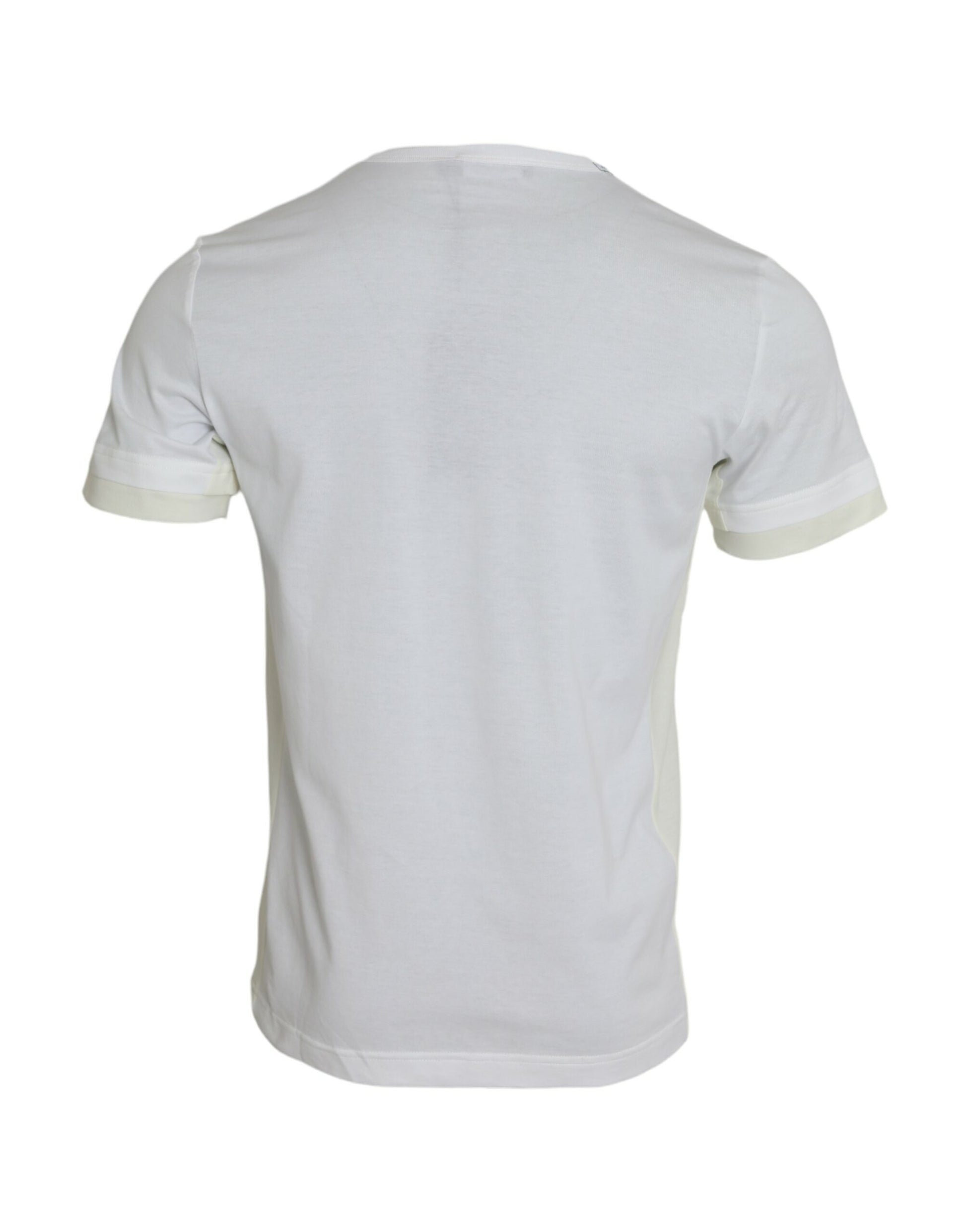 Camiseta de manga corta con bolsillo de algodón blanco