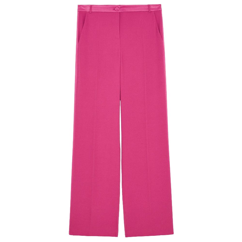 Elegante Palazzo-Hose in Fuchsia