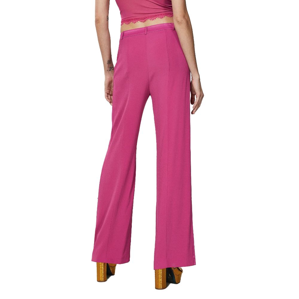 Elegante Palazzo-Hose in Fuchsia