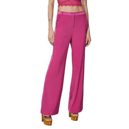 Elegante Palazzo-Hose in Fuchsia