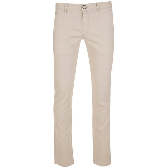 Beige Chinohose aus Baumwolle – Slim Fit Eleganz