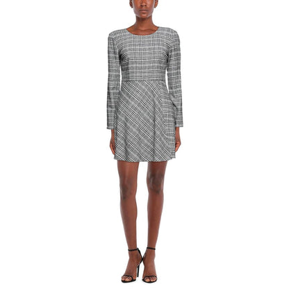 Chic Prince of Wales Check Short Dress