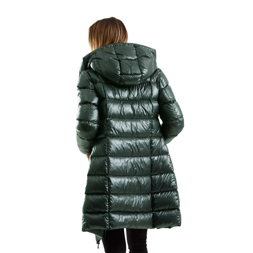 Chaqueta de mujer de poliéster verde