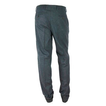 Elegant geschnittene graue Winterhose