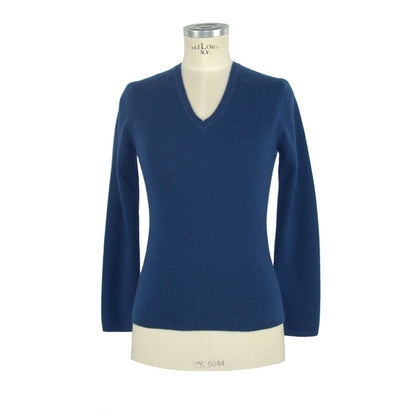 Blauer Kaschmirpullover für Damen