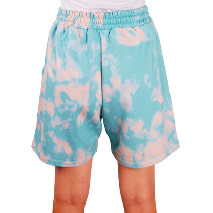 Schicke zweifarbige Bermudashorts - Hellblau