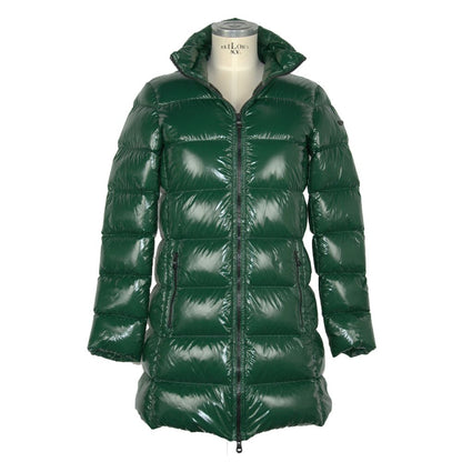 Chaqueta de mujer de poliamida verde