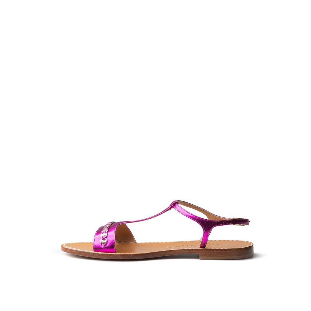 Elegante Lila Sommer Sandalen