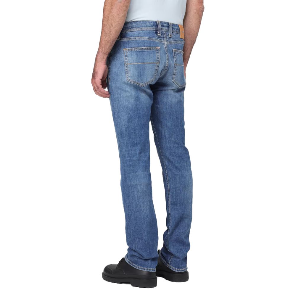 Blue Cotton Men's Jean