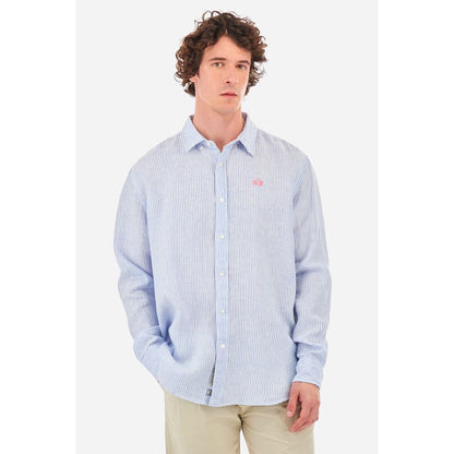 Camisa de algodón blanca