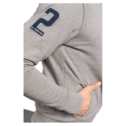 Gray Cotton Men's Sweater