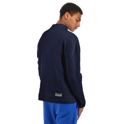 Blauer Pullover aus Polyamid
