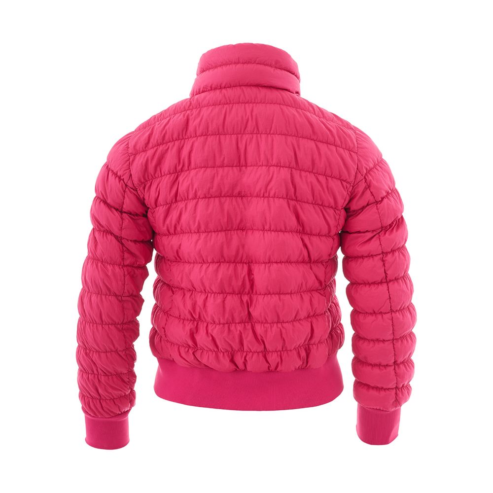 Fuchsia Elegance Polyamide Jacket