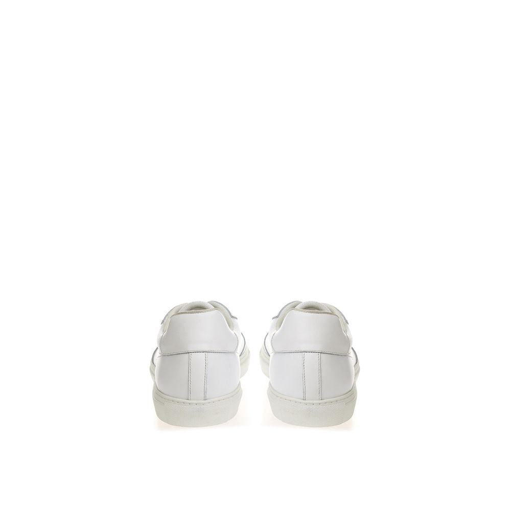 White Leather Sneakers Luxe Footwear