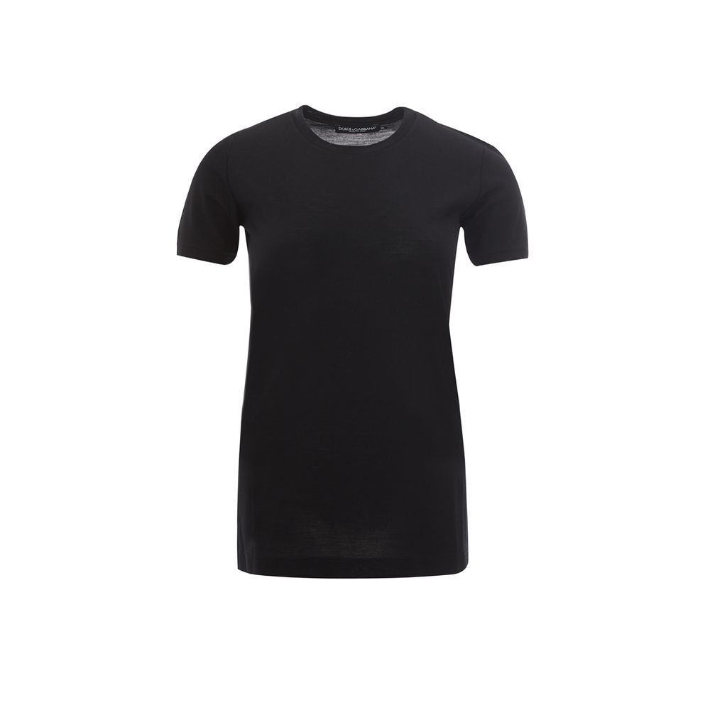 Schwarze Tops und T-Shirts aus Baumwolle