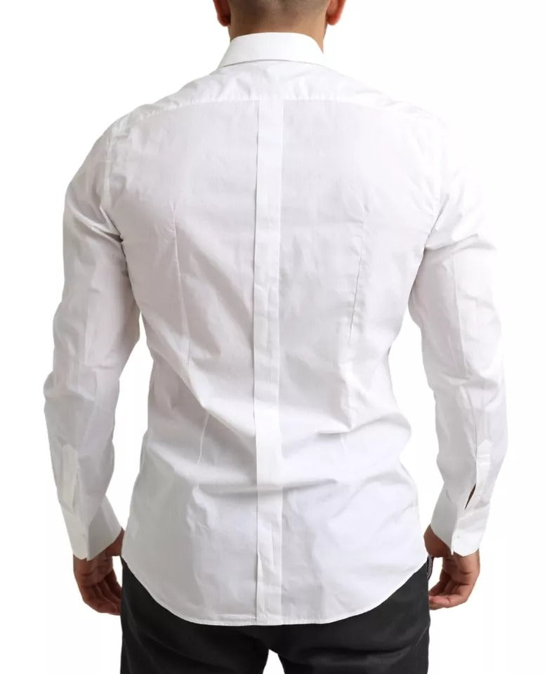 White GOLD Formal Cotton Tuxedo Dress Shirt