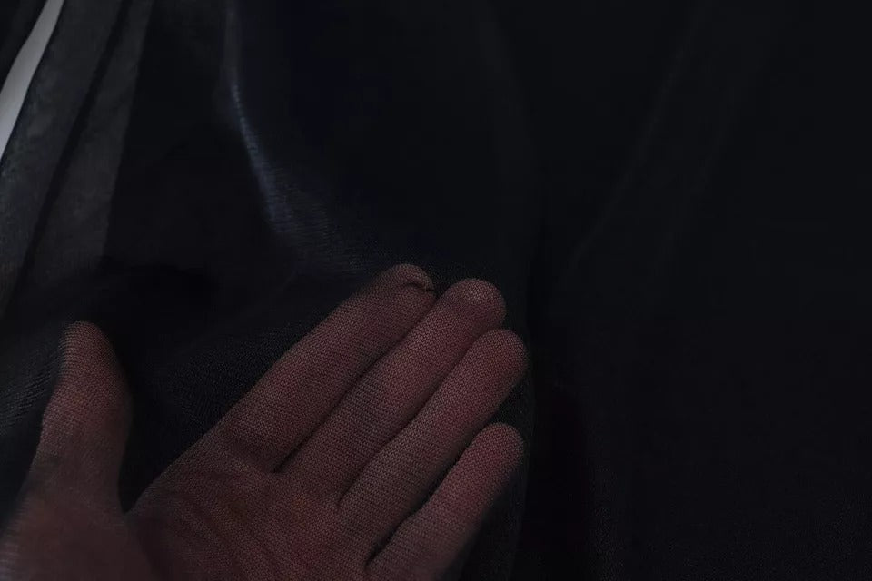 Schwarzer Pullover aus Polyester mit Logo für Herren