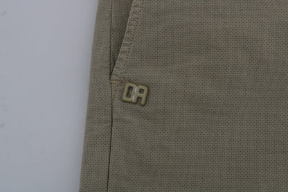 Beige Slim Fit Chinos for Sophisticated Style